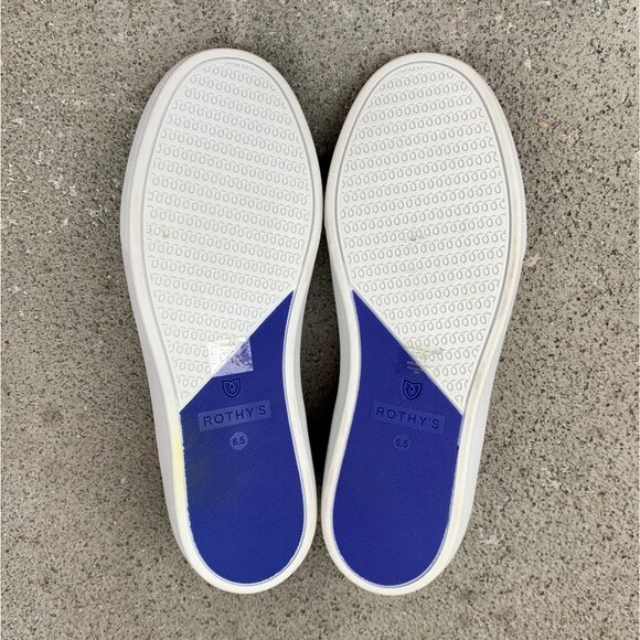 ROTHY'S Sand Original Slip On Sneaker Womens 6.5 37 Shoes Rothys Fabric Flat Tan - Picture 8 of 12